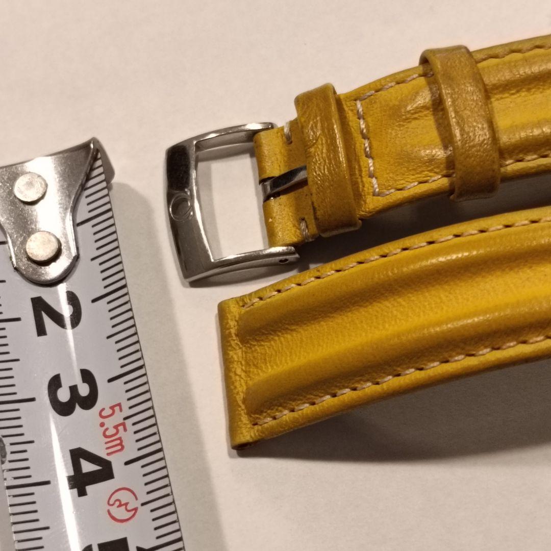 オメガ OMEGA 時計 レザーベルト　イエロー　付属品なし