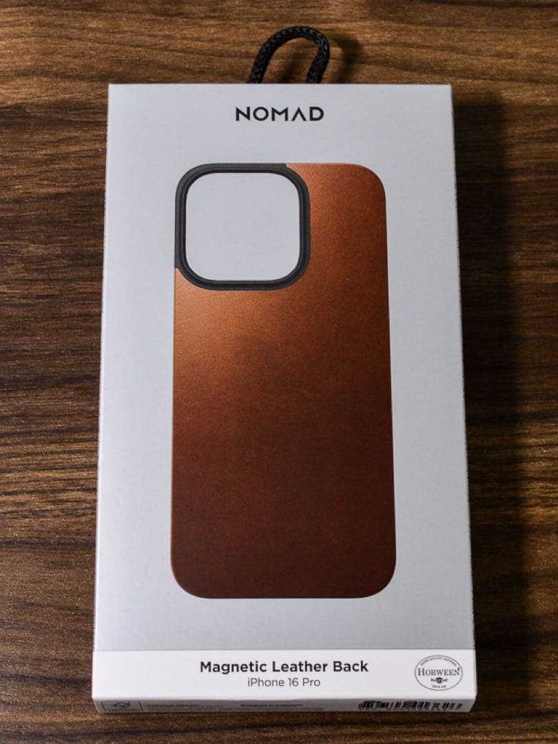 iPhoneアクセサリー NOMAD Magnetic Leather Back iPhone16pro
