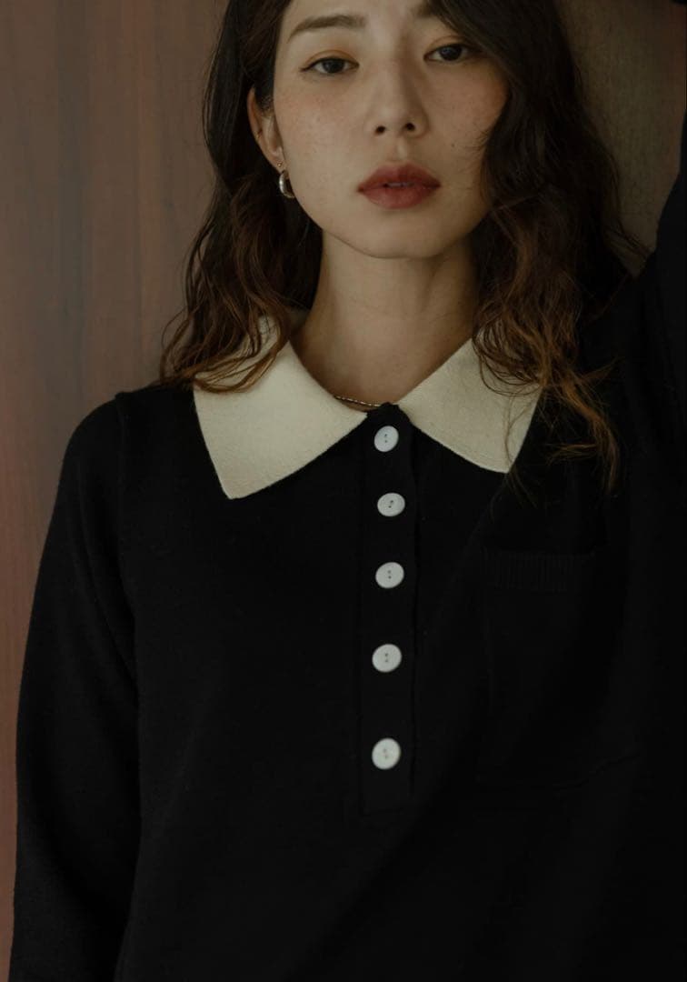 URBAN RESEARCH Sonny Label ニットポロワンピース