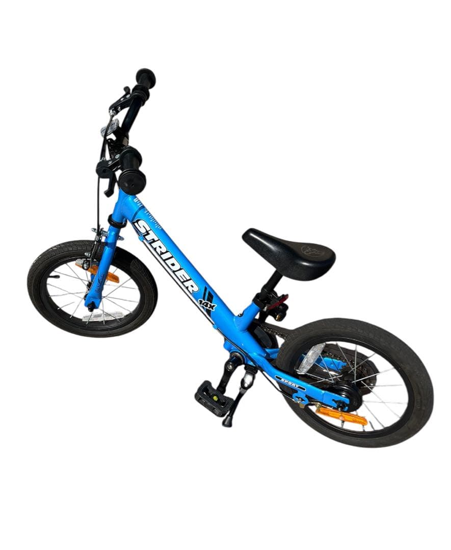 美品　STRIDER 14x キッズバイク 青 14インチ