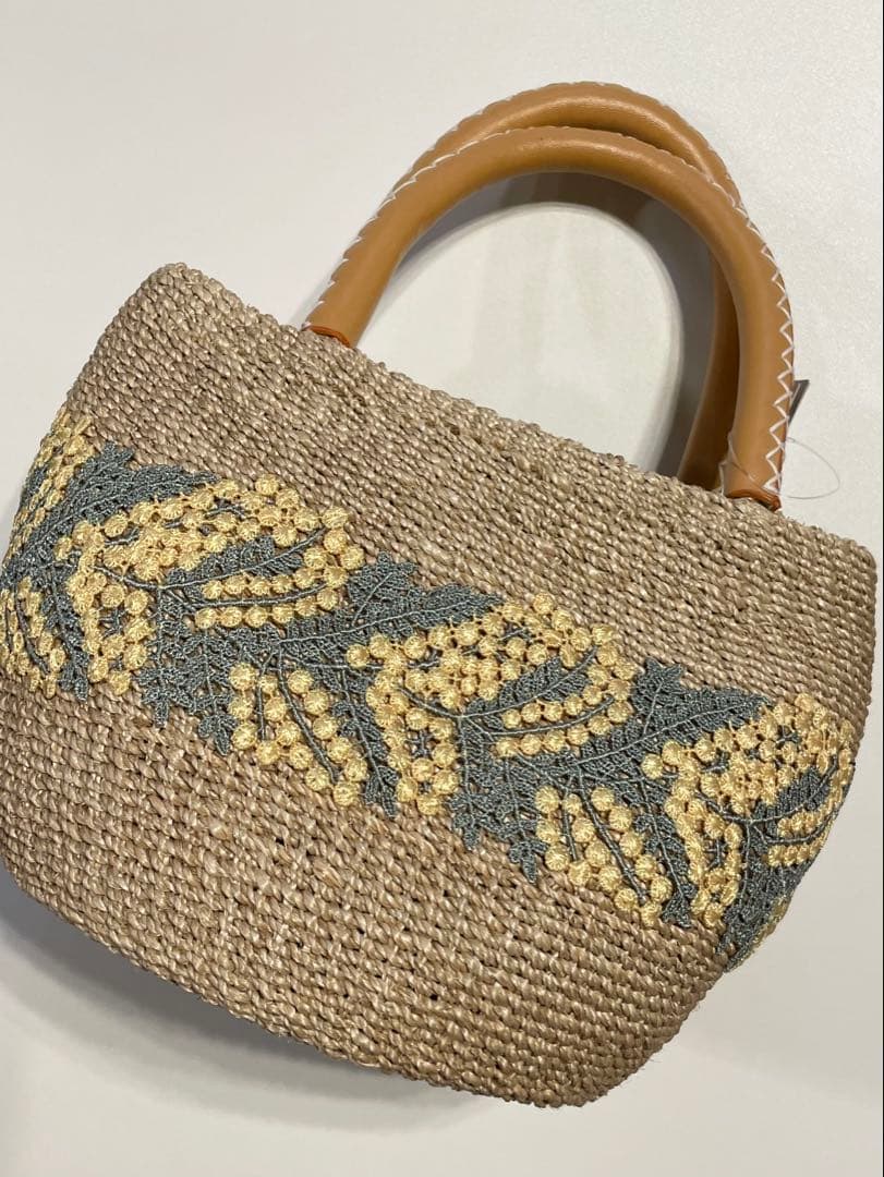 イ*！様 近沢レース　ミモザかごバッグ　未使用