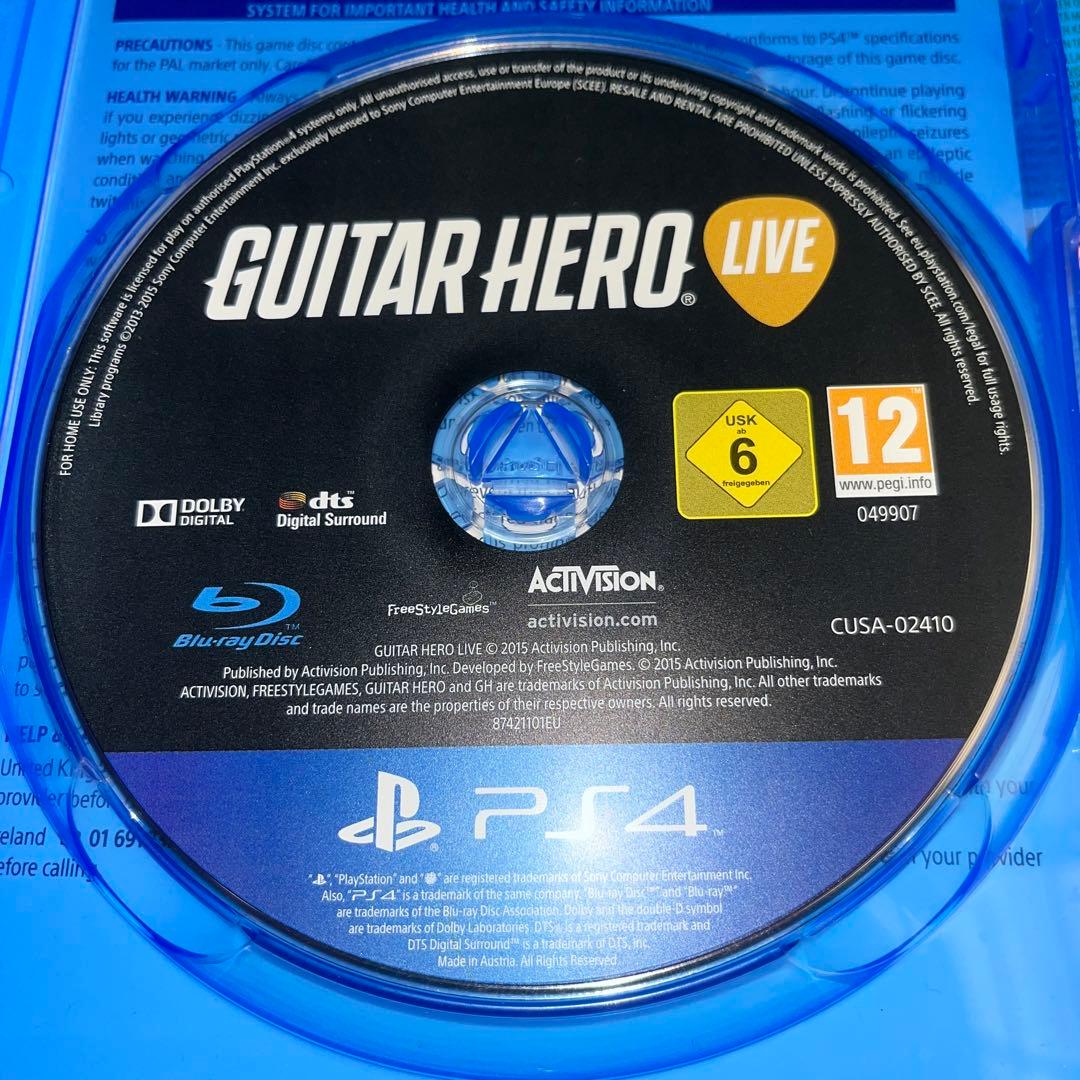 PS4 ギターヒーロー LIVE ヨーロッパ版　guitar HERO LIVE