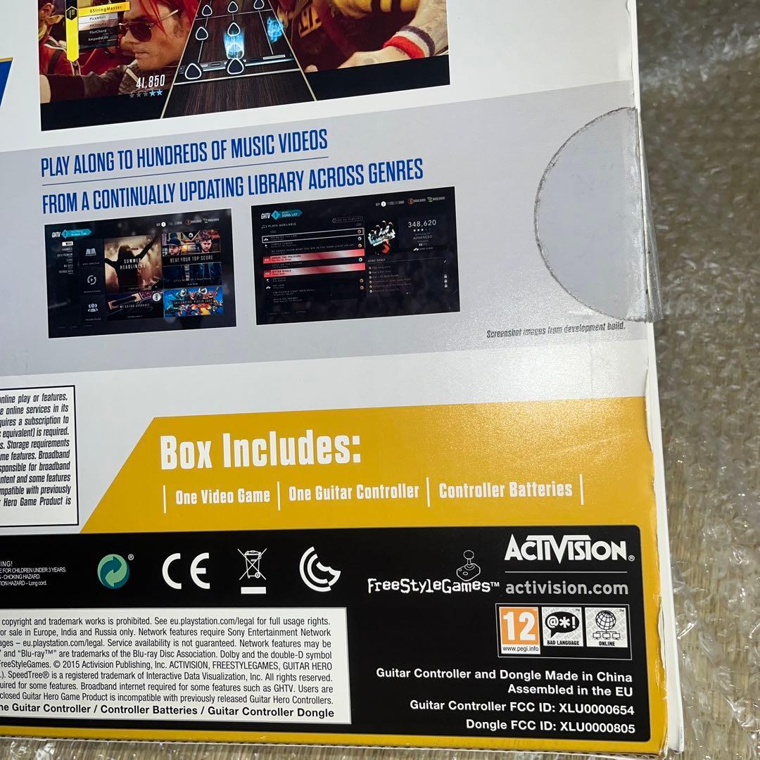 PS4 ギターヒーロー LIVE ヨーロッパ版　guitar HERO LIVE