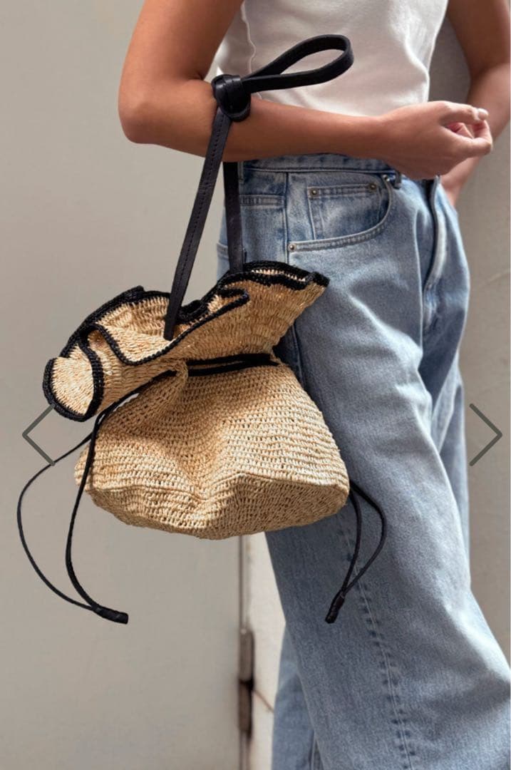 新品未使用 [MADE IN MADA] ANDRY BAG ラフィアバッグ