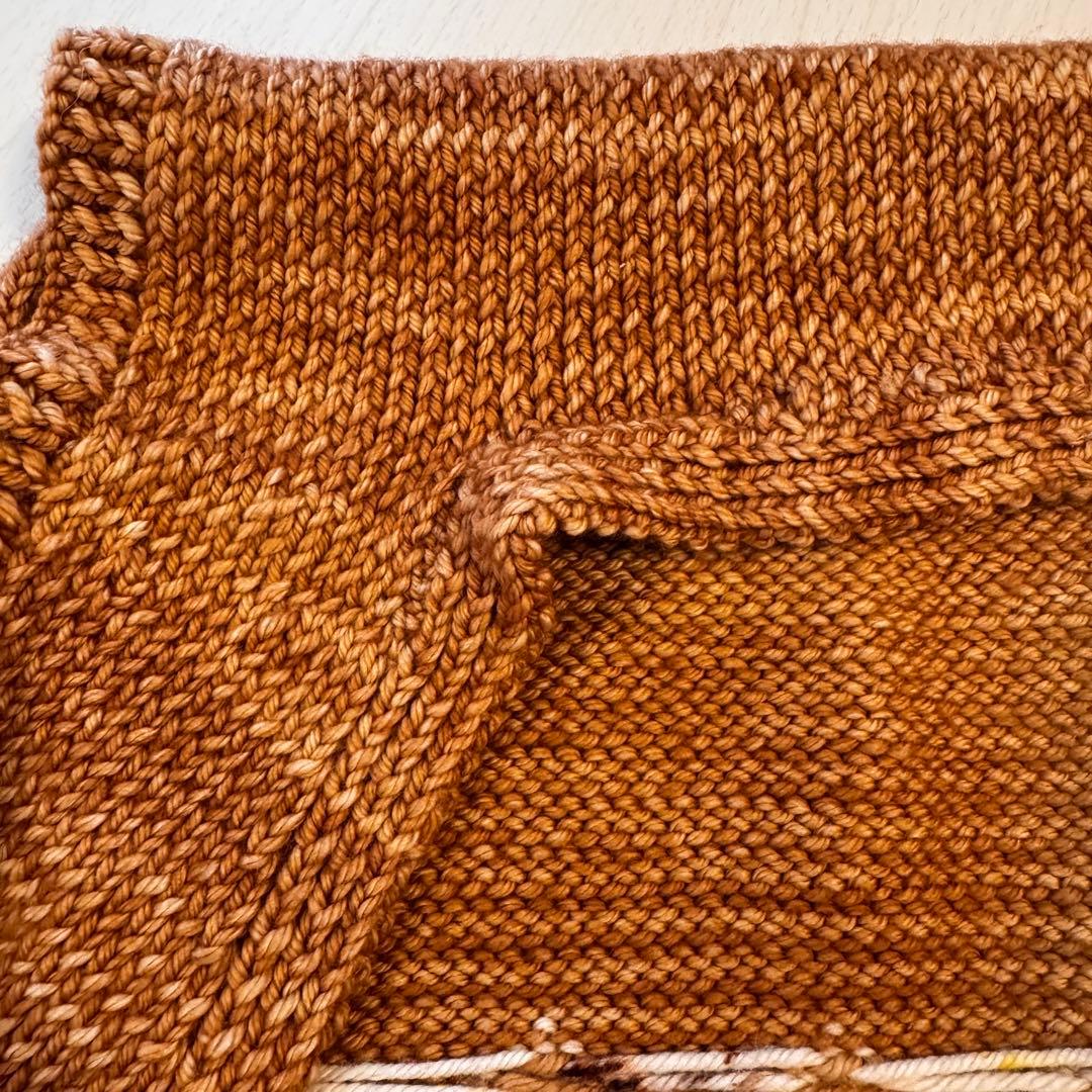 misha and puff毛糸使用　ベスト　zigzag　ハンドメイド