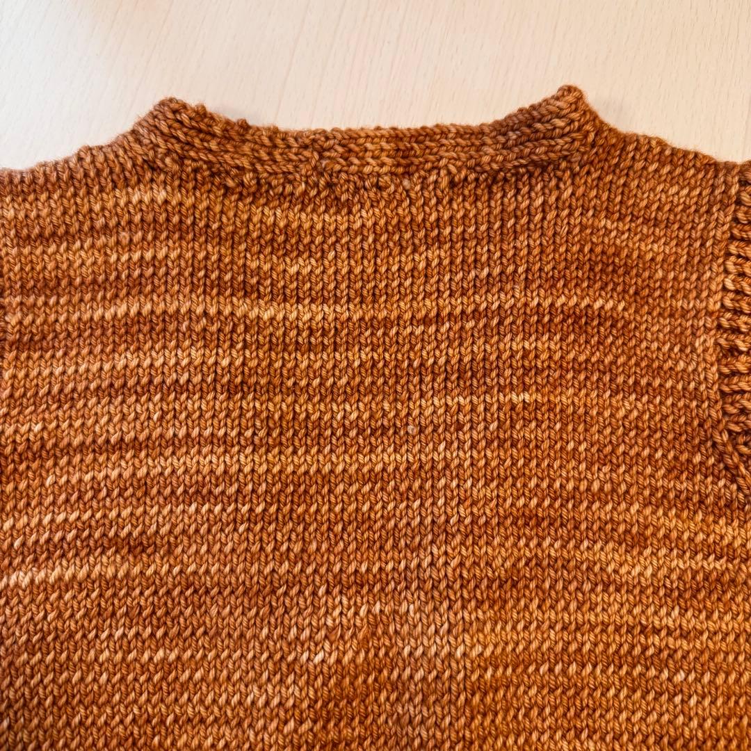 misha and puff毛糸使用　ベスト　zigzag　ハンドメイド