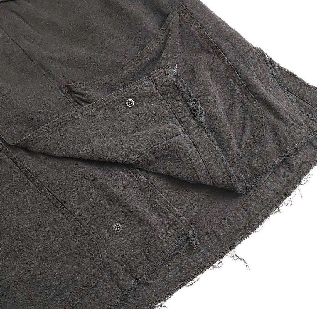 ジャケット・アウター ANCELLM SILK SUEDE COLLARLESS JACKET