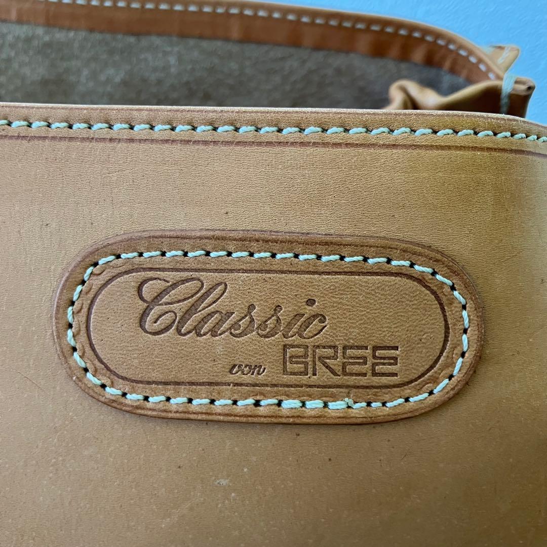 BREE classic ヌメ革 2WAY ボストンバッグ/鍵付き/48cm