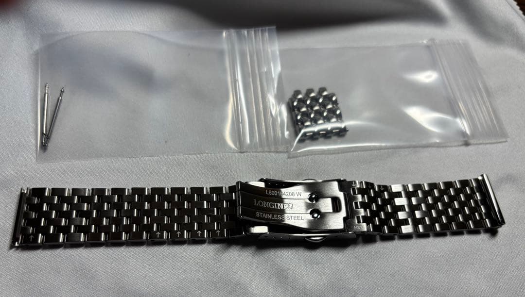 【国内純正】ロンジン メタルバンド　19ミリ幅