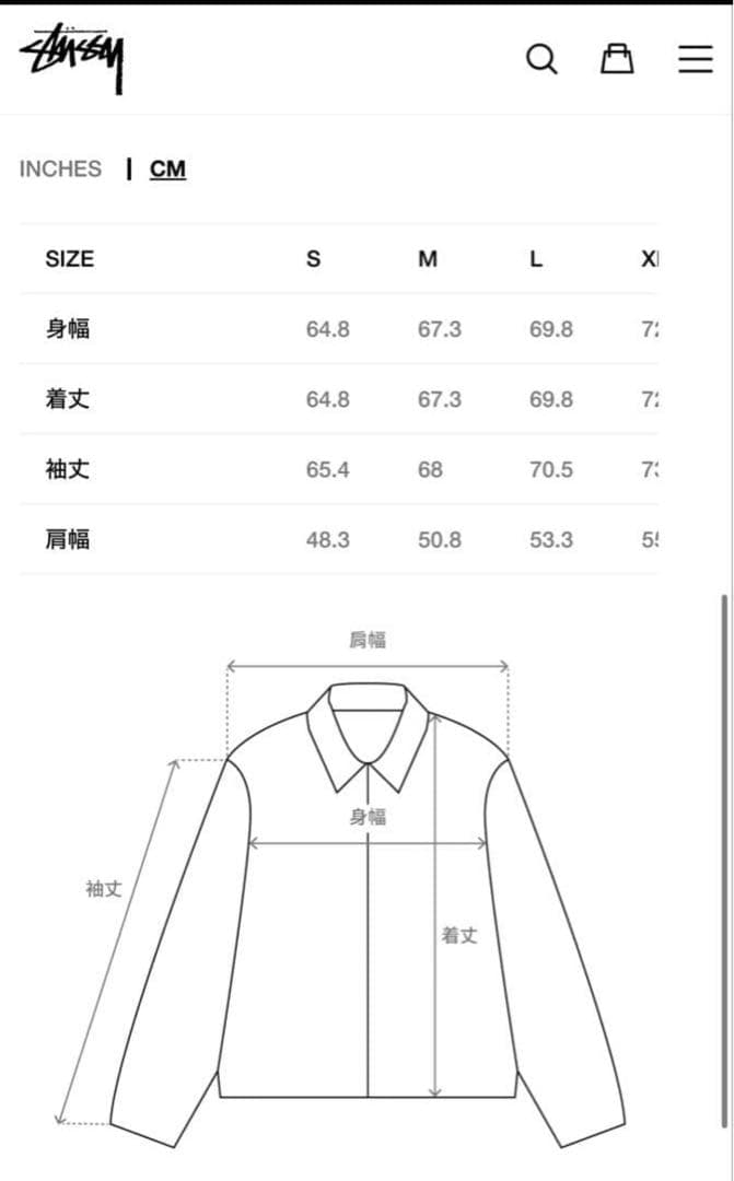 【おまけ】stussy WAXED BUILT BOMBER JAC