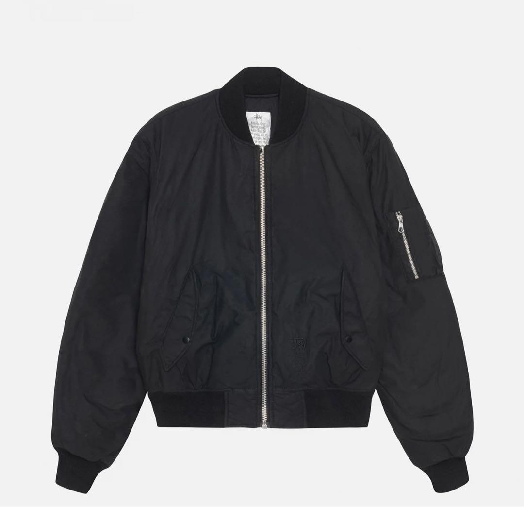 【おまけ】stussy WAXED BUILT BOMBER JAC
