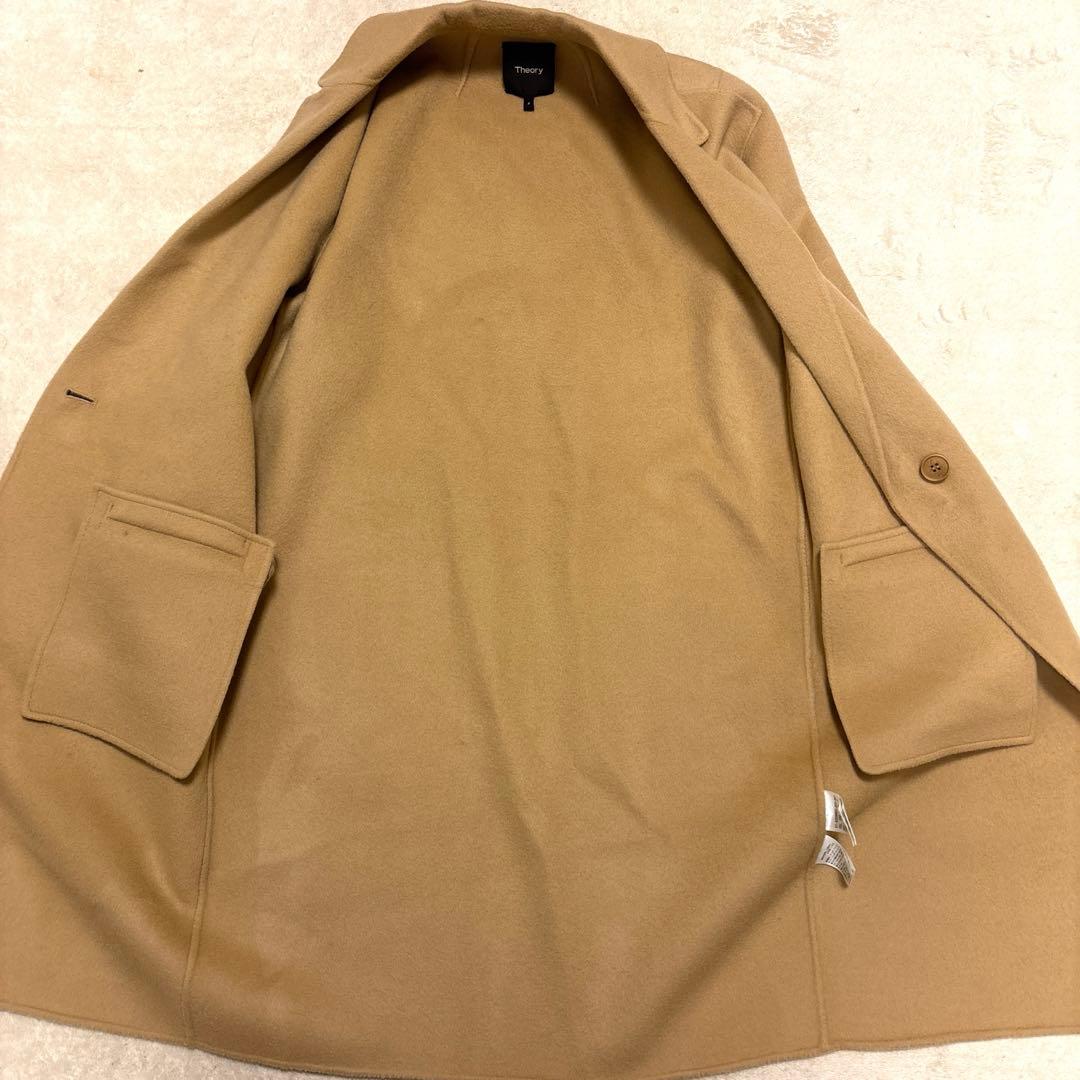 y*8様 美品⭐️theory カシミヤ　ロングコート　ベージュ　近年モデル