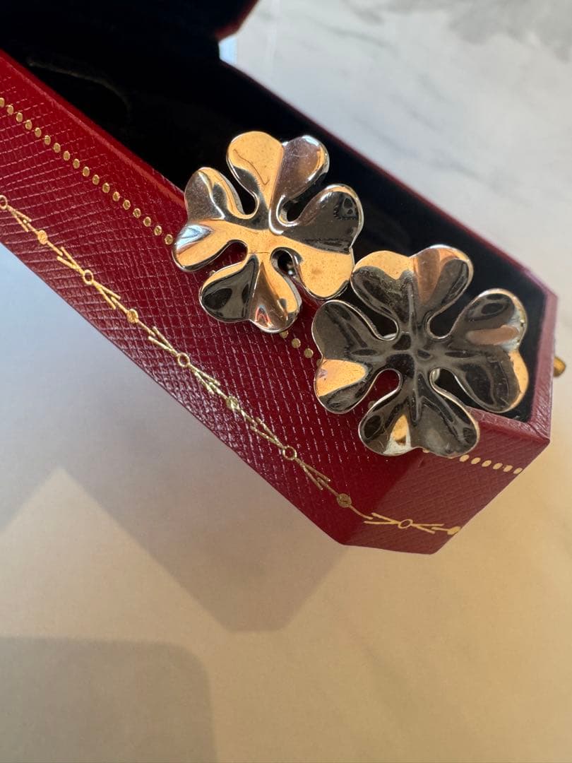 Cartier ヴィンテージ カフス Ag925 FRANCE刻印 箱付 正規品