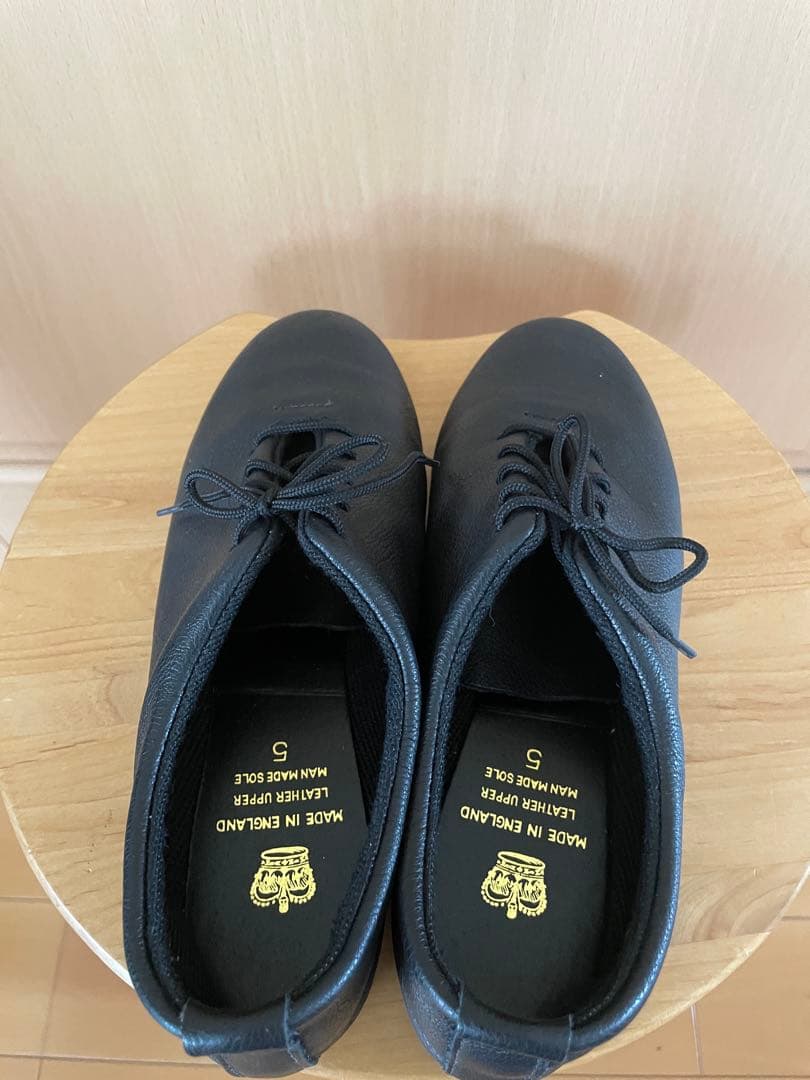 nyaoooさま専用　⭐︎クラウン　ジャズシュ－ズ　レザー　ブラック　5