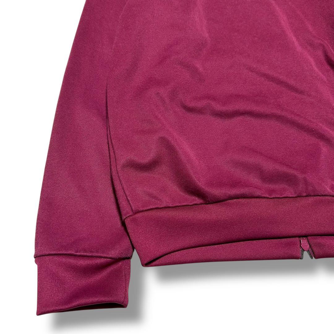 adidas トラックジャケット ボルドー パープル 系 M トレフォイル