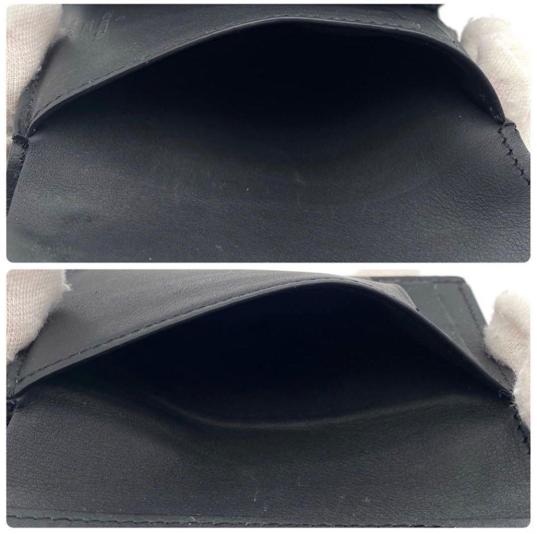 ルイヴィトン アエログラム ポルトフォイユ パイロット 三つ折り財布 ブラック