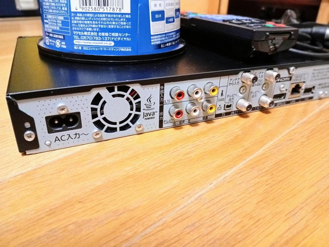 【ゆう】ブルーレイHDDレコーダー 1TB=不具合あり + BD-R25枚