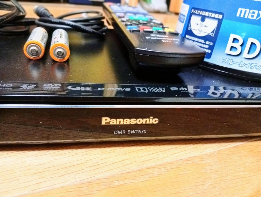 【ゆう】ブルーレイHDDレコーダー 1TB=不具合あり + BD-R25枚