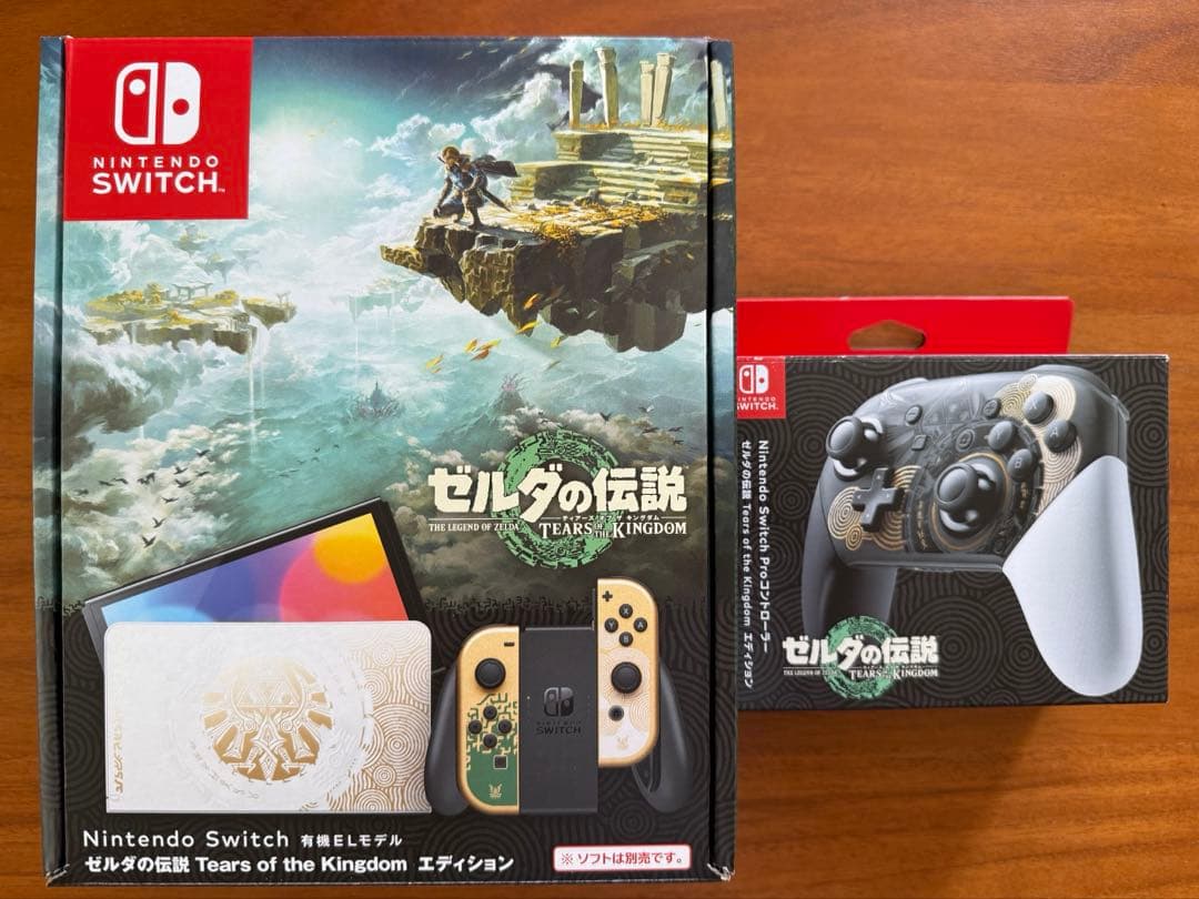 Switch 本体　ゼルダの伝説 ティアーズ オブザキングダム➕プロコン