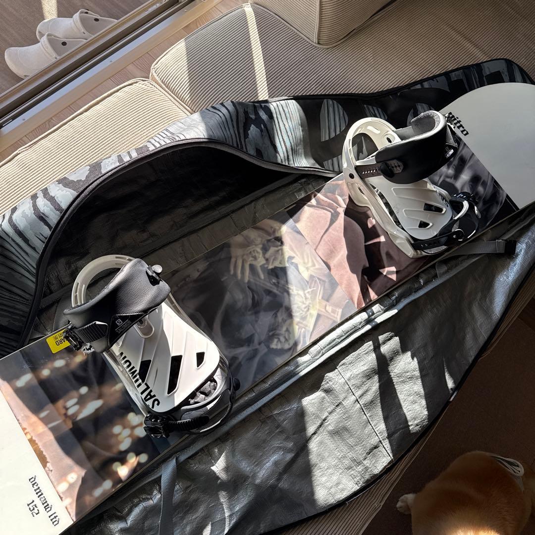 【激レアデザイン】NITRO スノーボードセット　バインディング付き