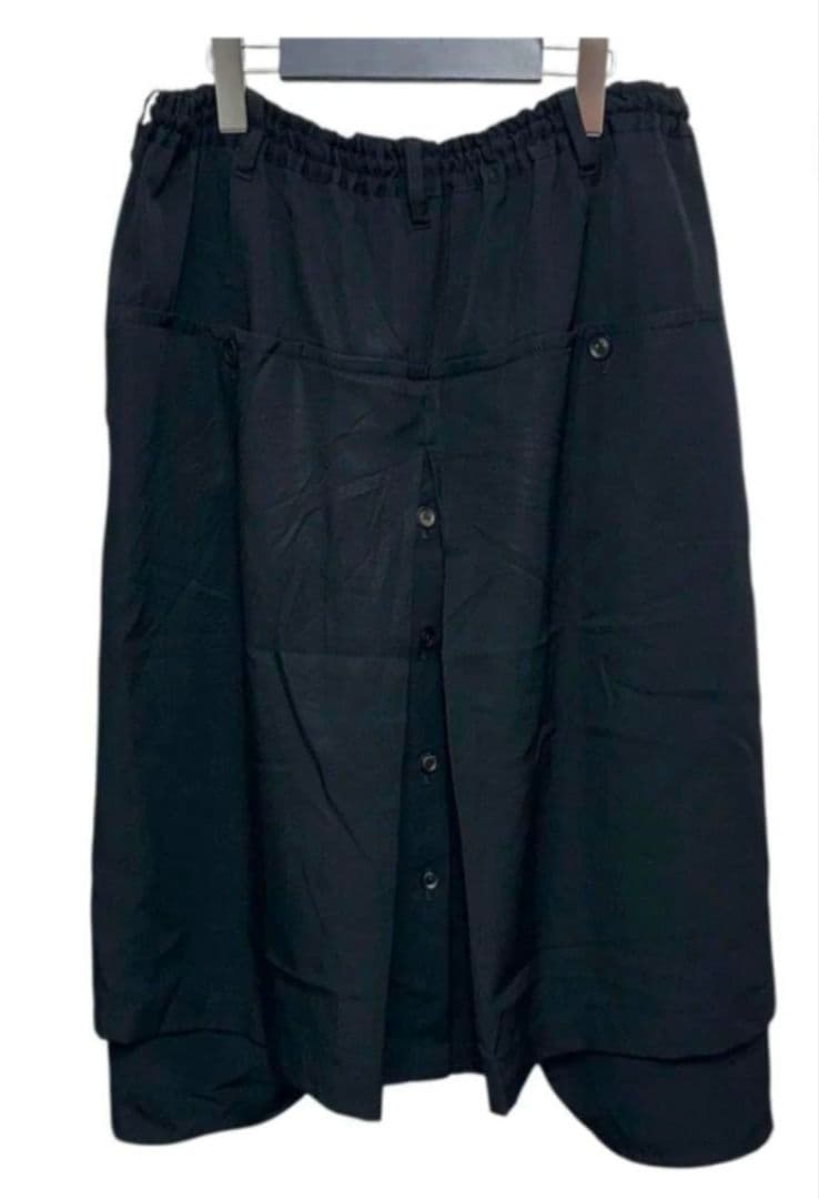 【匿名配送】yohjiyamamoto ウールギャバ ラップパンツ 18AW 2