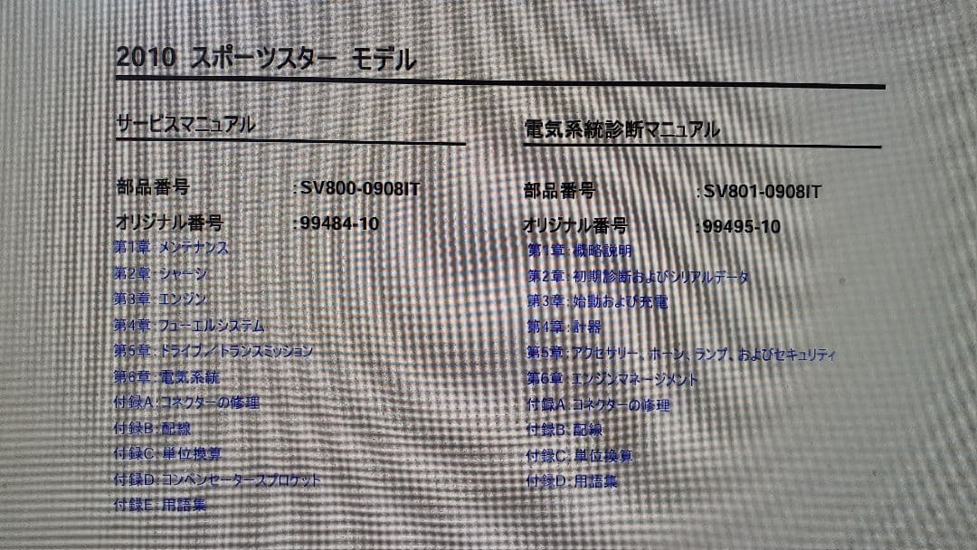 No332 ハーレー スポーツスター サービスマニュアル2010年 CD-R