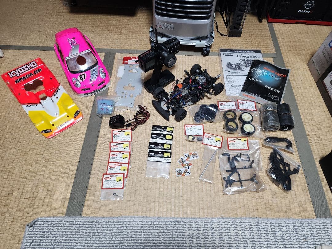 京商スパーダ09Lマーチ カップカー　メカプロポ付きジャンク扱い(古い為) 実働