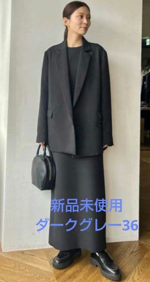 MARW UNITED ARROWS アシンメトリージャケットダークグレー 36