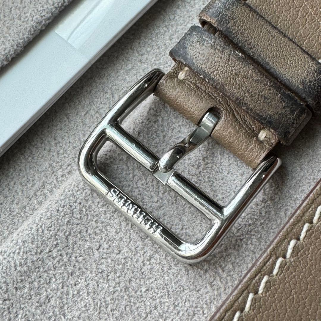 1875 Apple Watch エルメス　エトゥープ　二重　ドゥブルトゥール