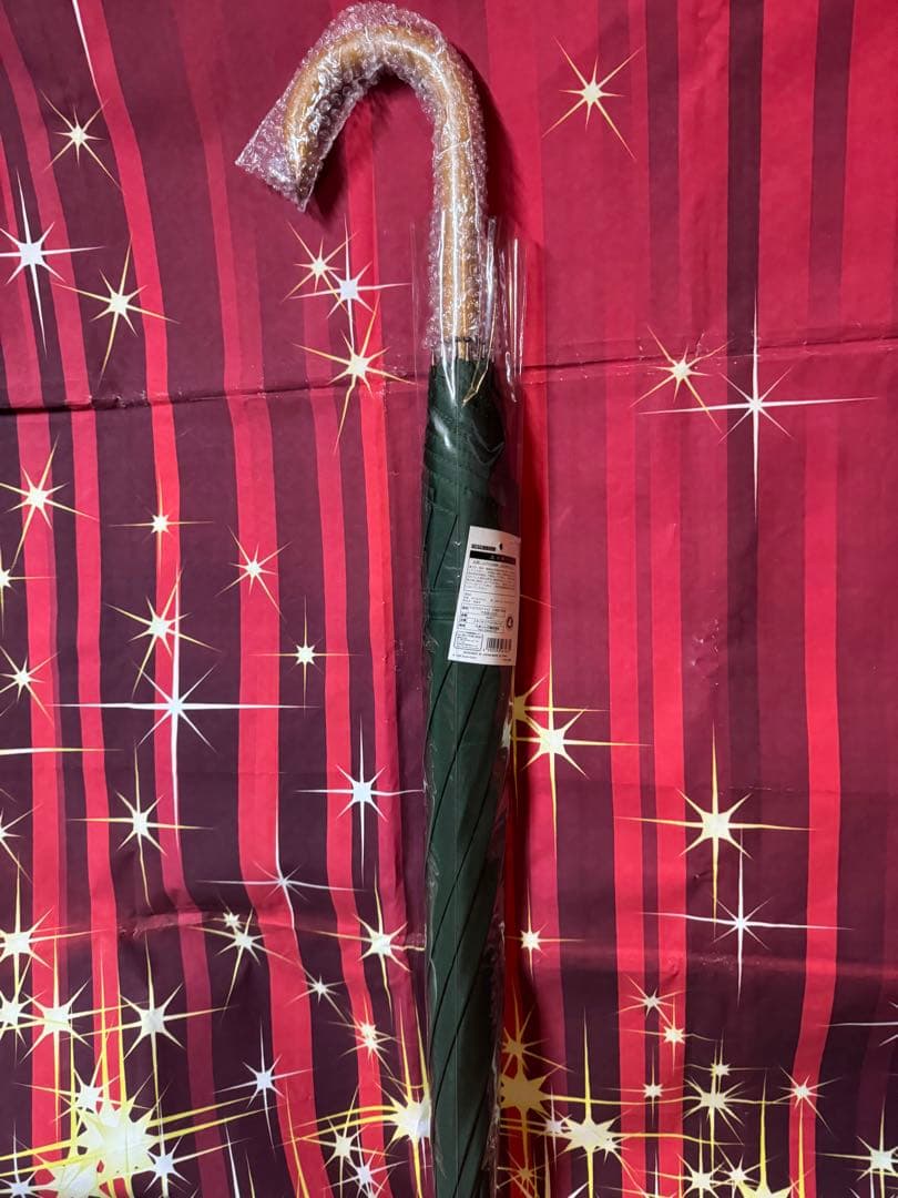 〜となりのトトロ傘〜緑色長傘 木製ハンドル 未開封