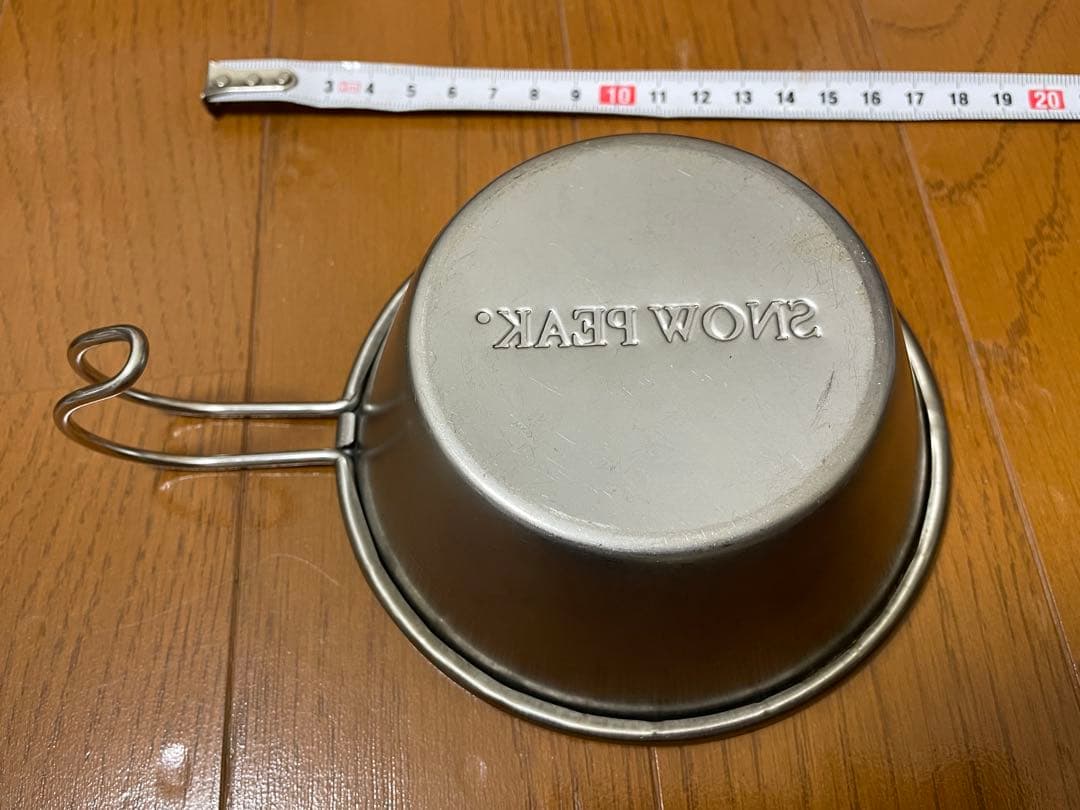 旧ロゴ　 PEAK ステンレス シェラカップ