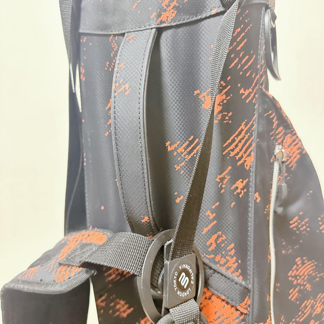 未使用級 OUUL オウル スタンド式 軽量 キャディバッグ 9型 4分割