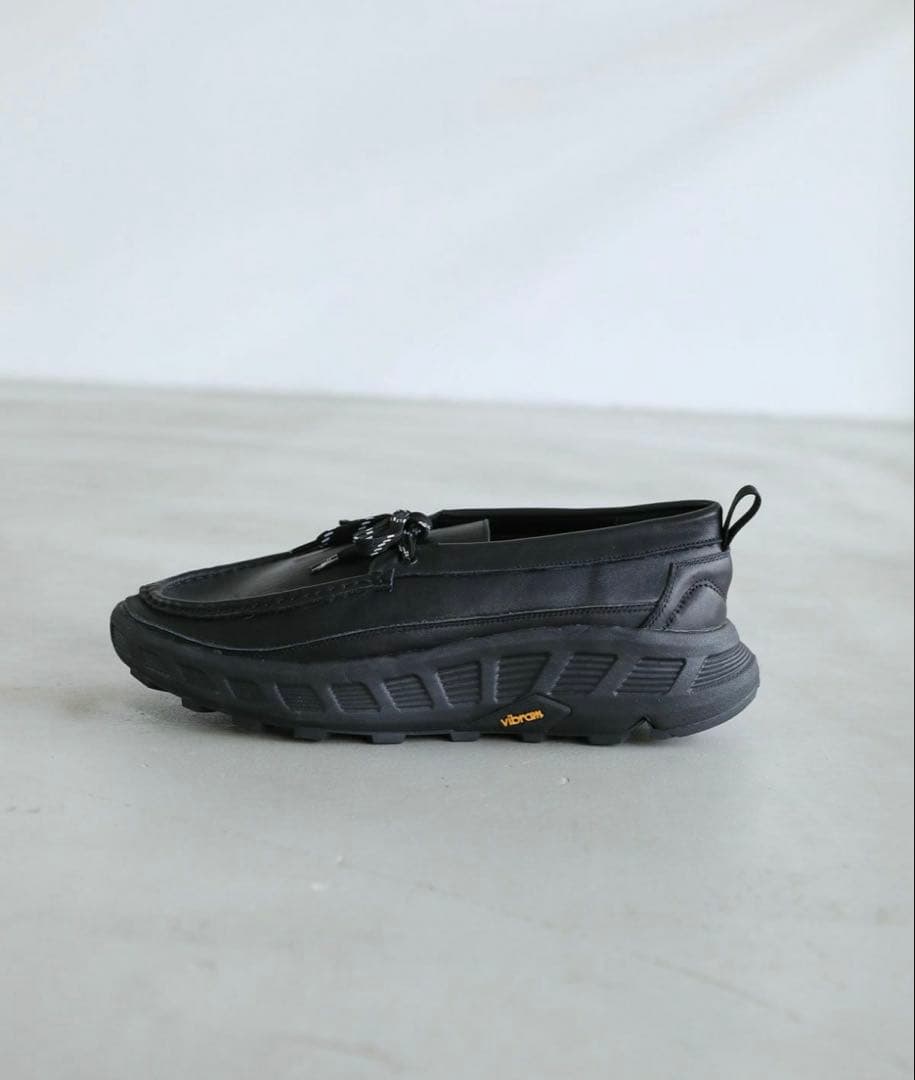 VIBRAM×OPENING ACT ボリュームリアルレザーモカシンスニーカー