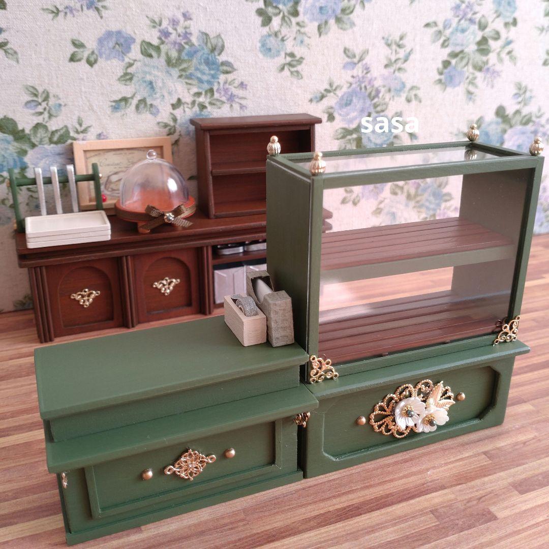 ミニチュア家具　ミニチュアパン屋さんAセット