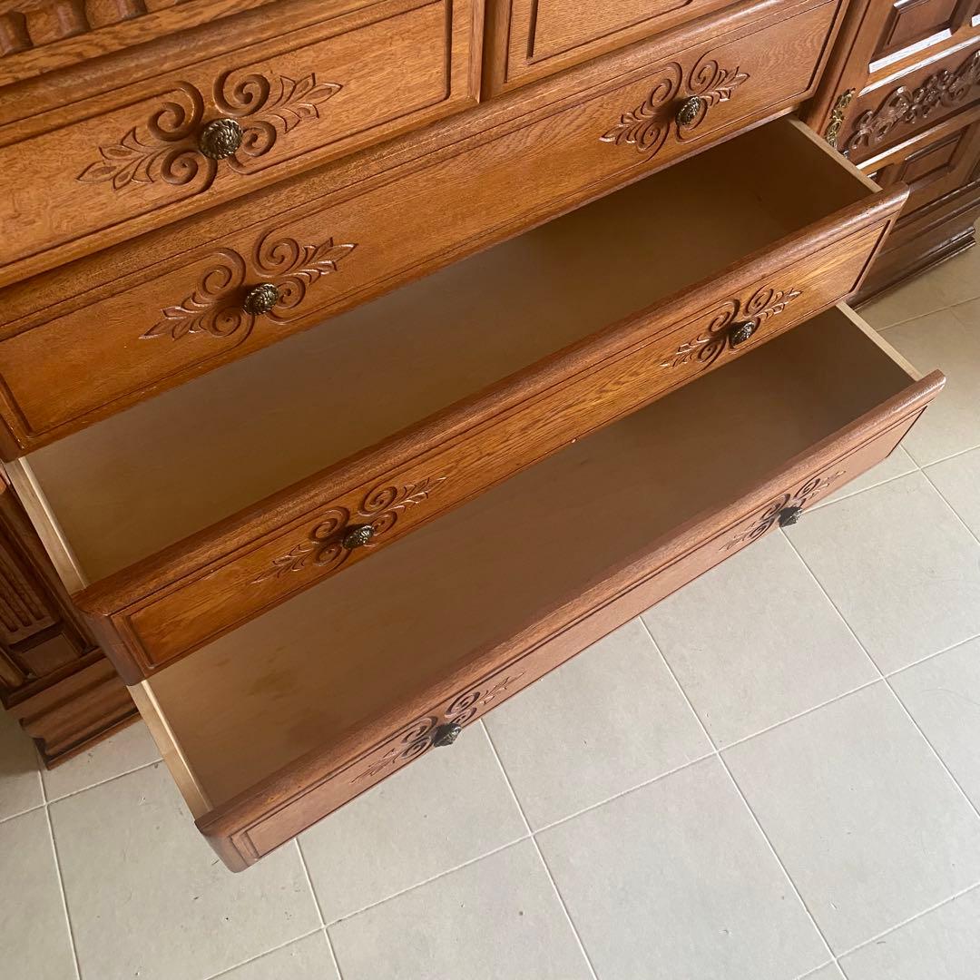 すずらん　サイドボード　チェスト　英国カントリー　葉山家具　葉山ガーデン