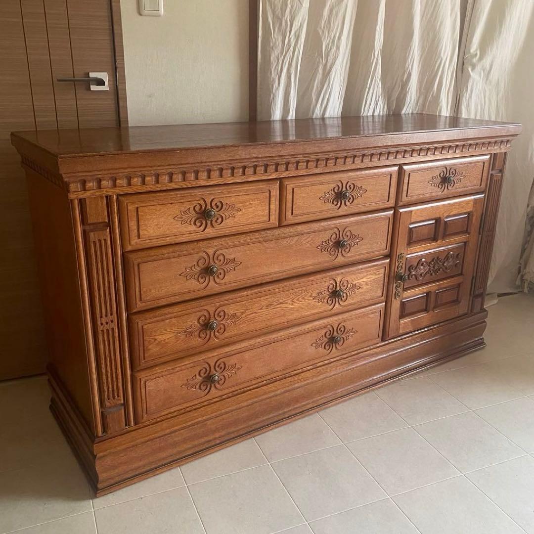 すずらん　サイドボード　チェスト　英国カントリー　葉山家具　葉山ガーデン