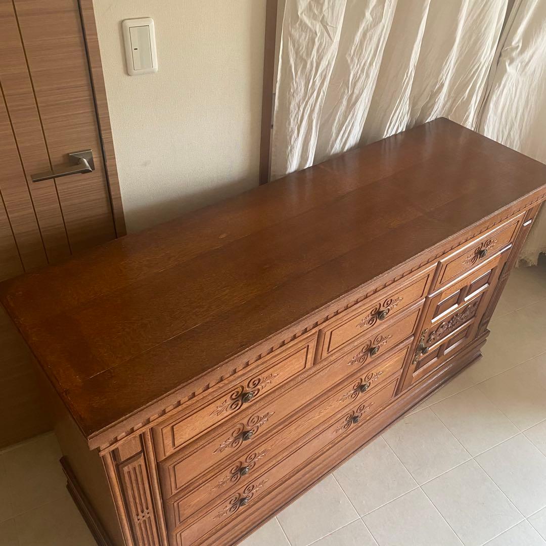 すずらん　サイドボード　チェスト　英国カントリー　葉山家具　葉山ガーデン