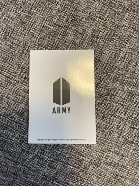 BTS SYS FC継続トレカ all オール紫ハート付き