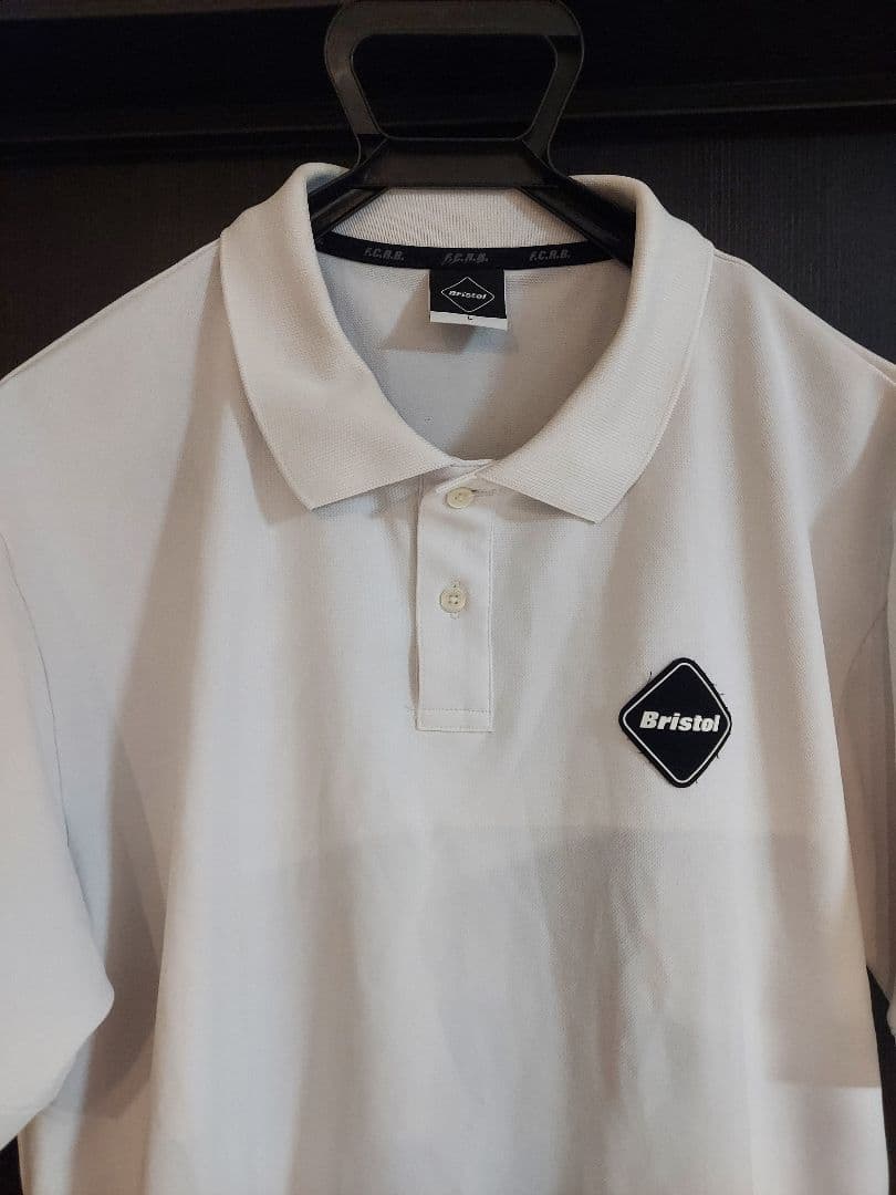 F.C.Real BReistol EMBLEM POLO ポロシャツ 白 L