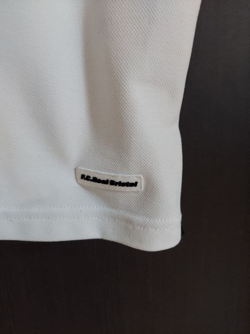 F.C.Real BReistol EMBLEM POLO ポロシャツ 白 L
