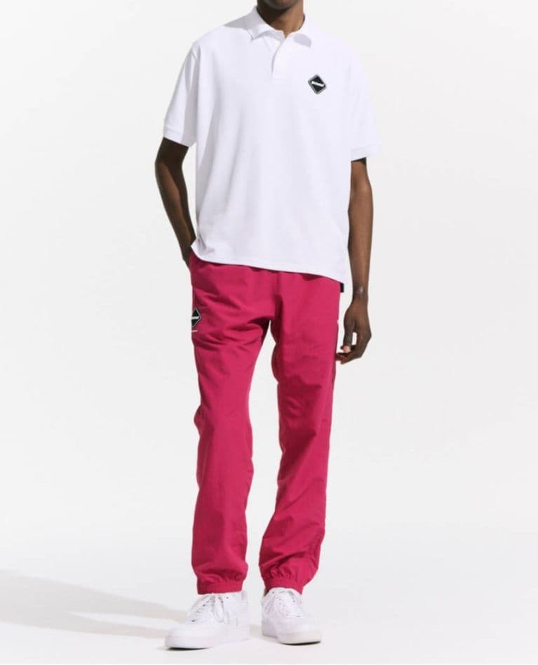 F.C.Real BReistol EMBLEM POLO ポロシャツ 白 L