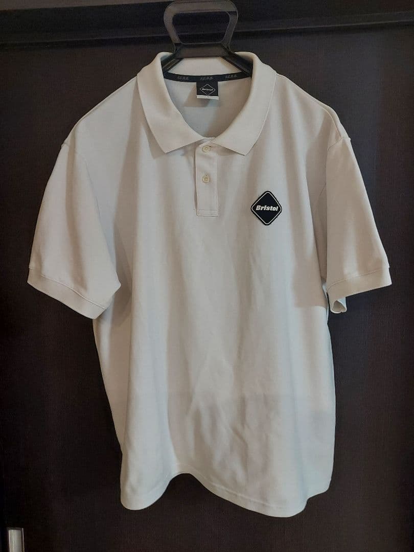 F.C.Real BReistol EMBLEM POLO ポロシャツ 白 L