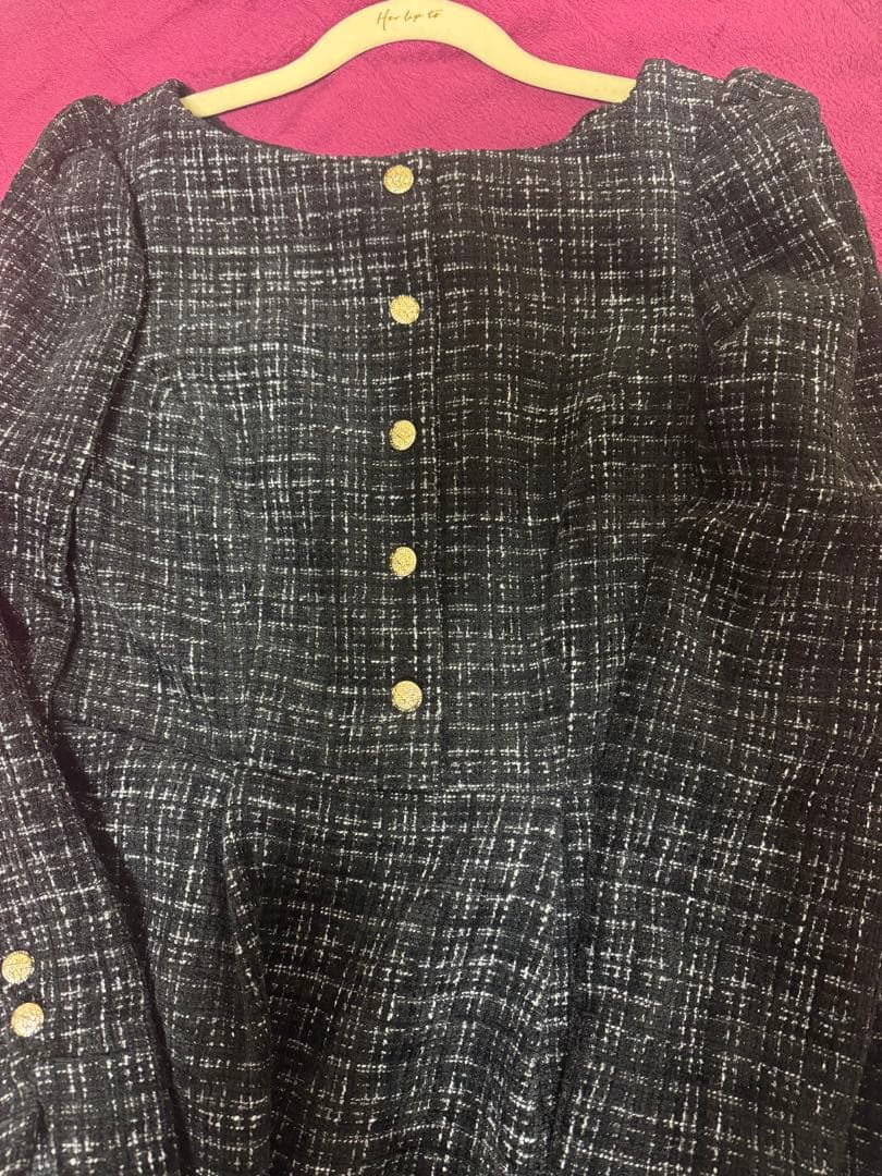 Mondrian Tweed Mini Dress Mサイズ