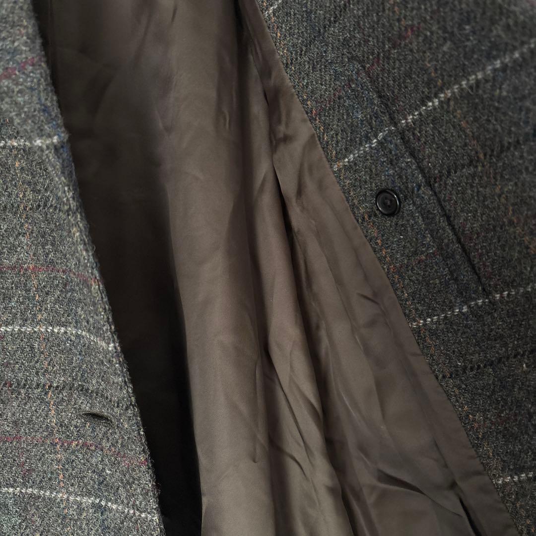 MARGARET HOWELL マーガレットハウエル ウール チェック コート