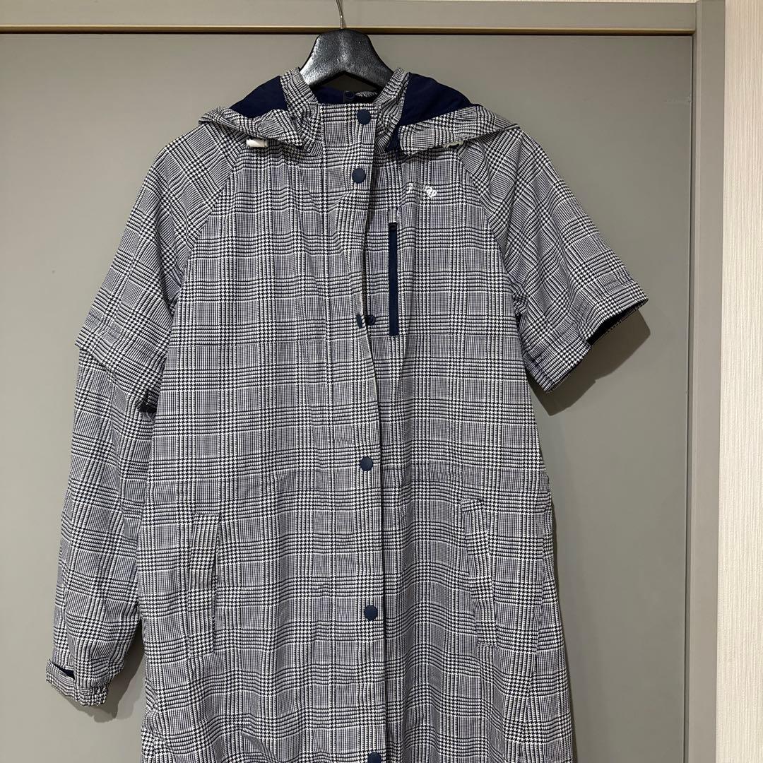 [美品]3way キャロウェイ チェック柄レインウェア