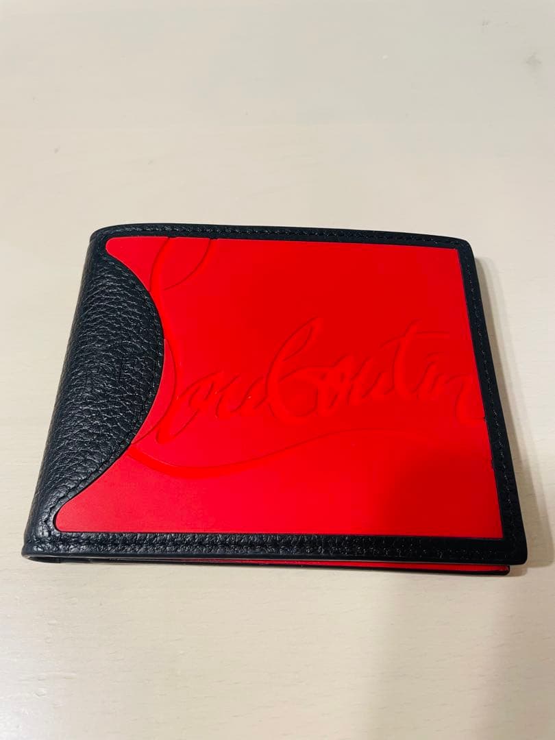Christian Louboutin 二つ折り財布 レッド/ブラック