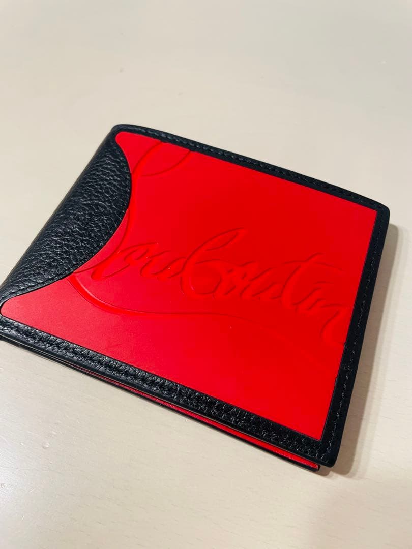 Christian Louboutin 二つ折り財布 レッド/ブラック