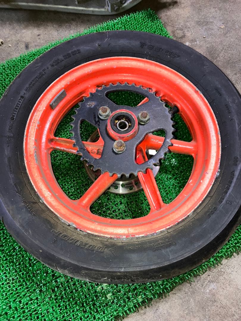 NSR50 ホイールセット　5本スポーク　前後ブレーキディスク　NSR80