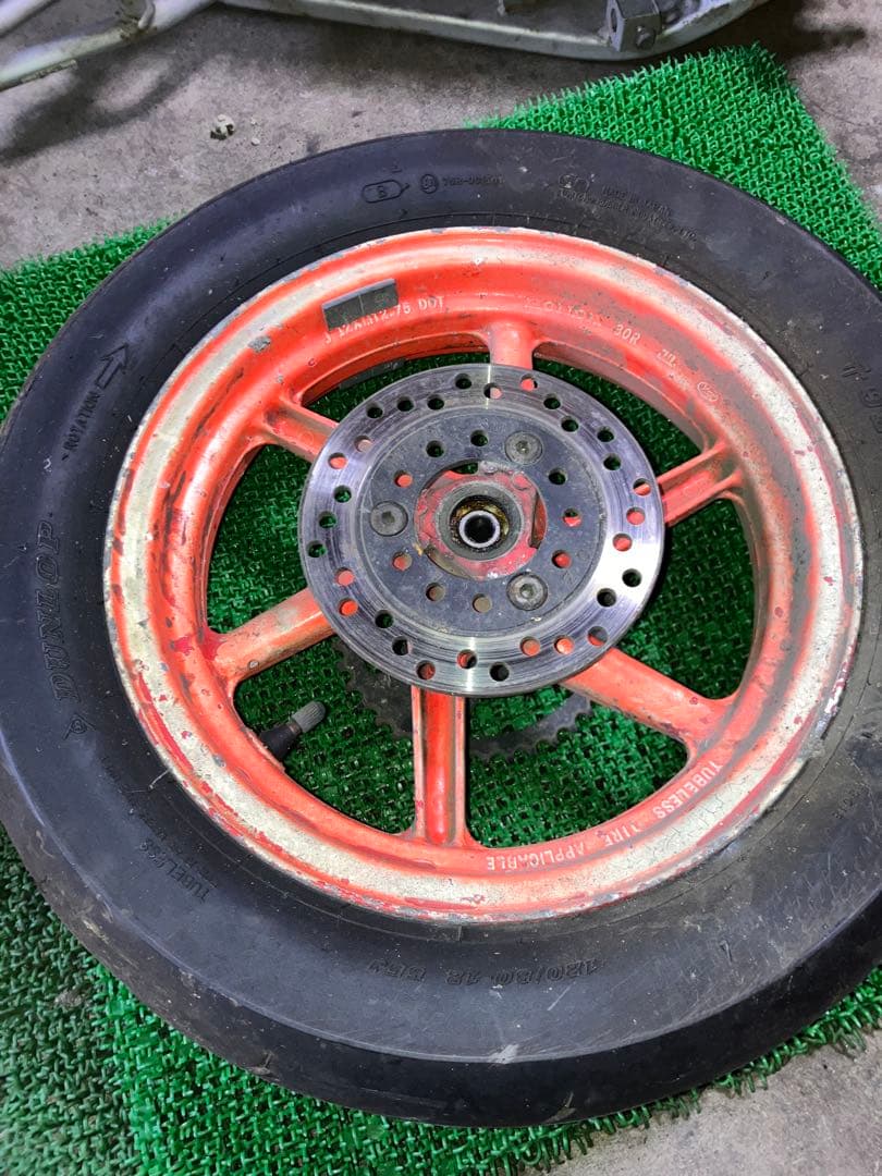 NSR50 ホイールセット　5本スポーク　前後ブレーキディスク　NSR80