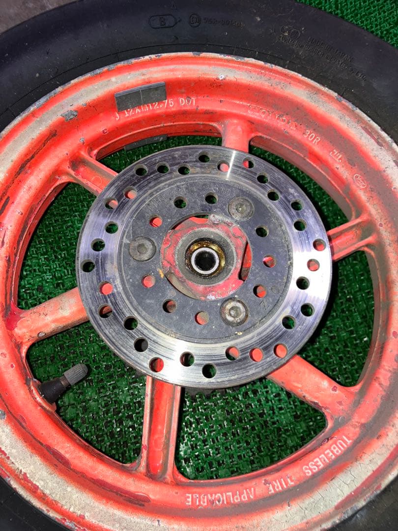 NSR50 ホイールセット　5本スポーク　前後ブレーキディスク　NSR80